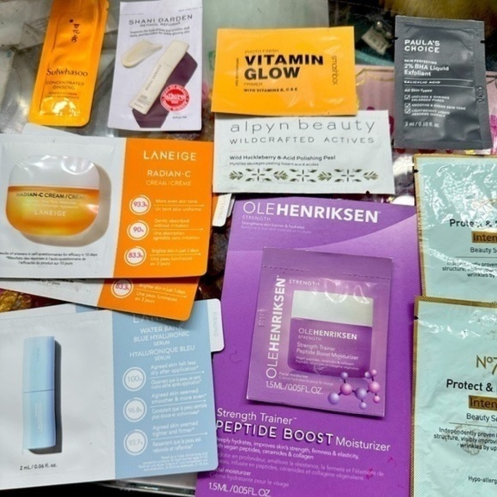 skincare samples